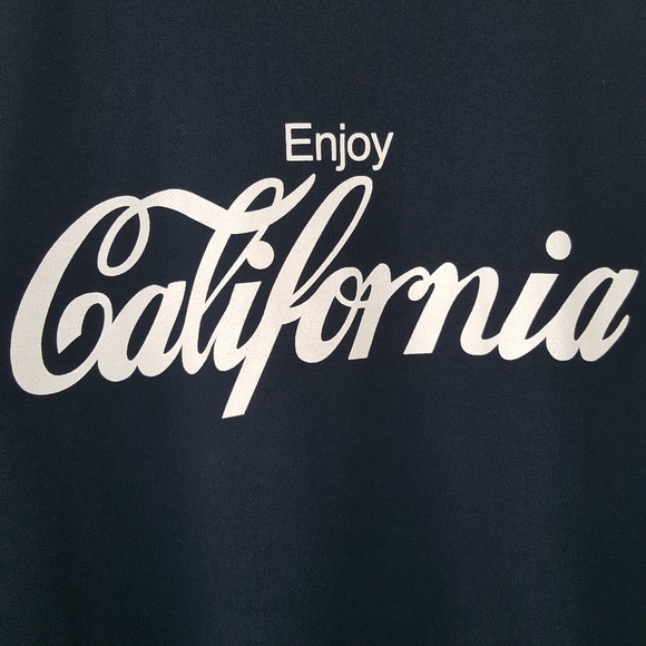 Alstyle Enjoy California Navy Graphic T Shirt XL - Picture 2 of 8